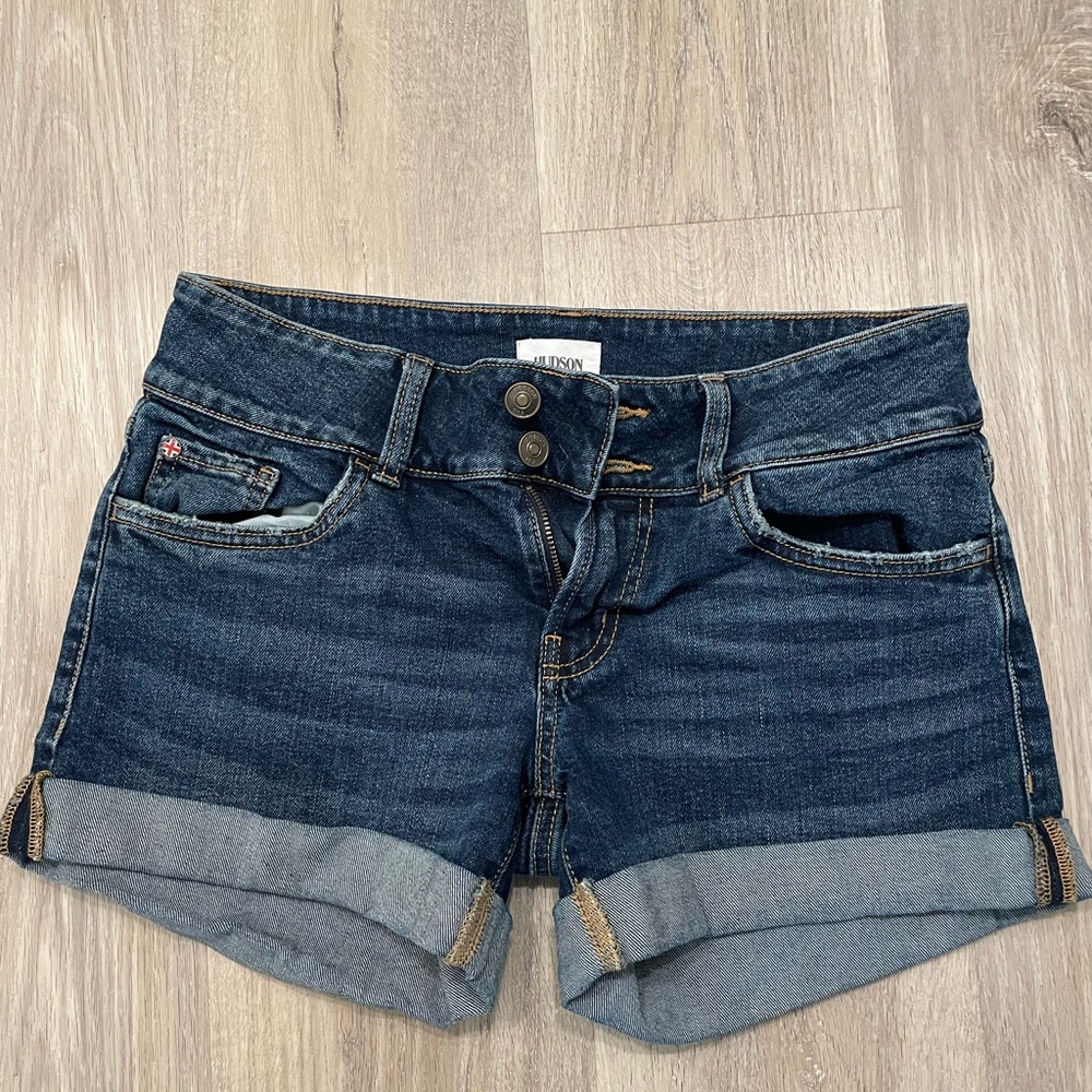 Hudson Jeans Ruby Mid Thigh Rapture Shorts